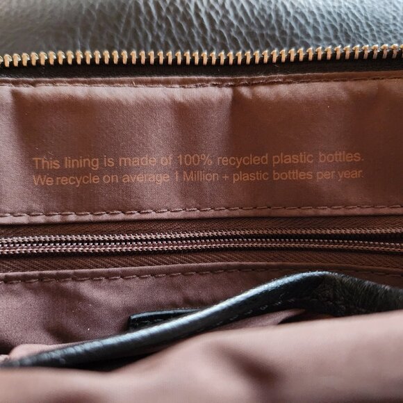 🇨🇦 Matt & Nat Black Vegan Leather Handbag/Clutch/Hobo – EUC - Picture 9 of 12